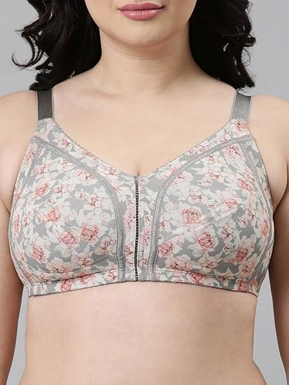 Enamor Women's Nylon Blend Non-Padded Bridal T-Shirt Bra – Non-Wired, Full Coverage, Smooth Contour Lift for a Transformed Silhouette